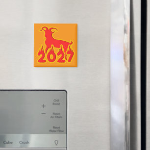 2027 Year Of The Fire Goat Magnet