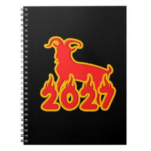 2027 Year Of The Fire Goat Notebook