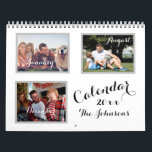 202X CIY Family Photo Editable Year Wall Calendar<br><div class="desc">Just make sure that the start date says 01/01/2024 — you can easily make that change. 20XX Custom Photo Calendar | Editable Year Text -- Add your family photos or make a personalised calendar gift for your friends and family members. Easily add images and make it perfect for you. If...</div>