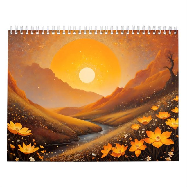 202x year calendar with vanille flowers (Cover)