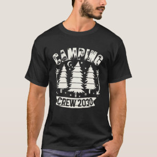 2030 Camping Crew  Family Camping Trip Group I Cam T-Shirt