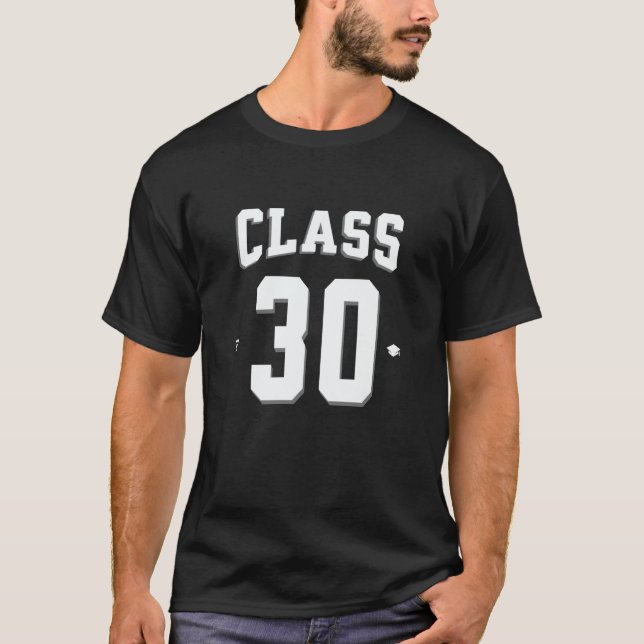 2030 Graduate Senior Athlete Graduation Class '30 T-Shirt (Front)
