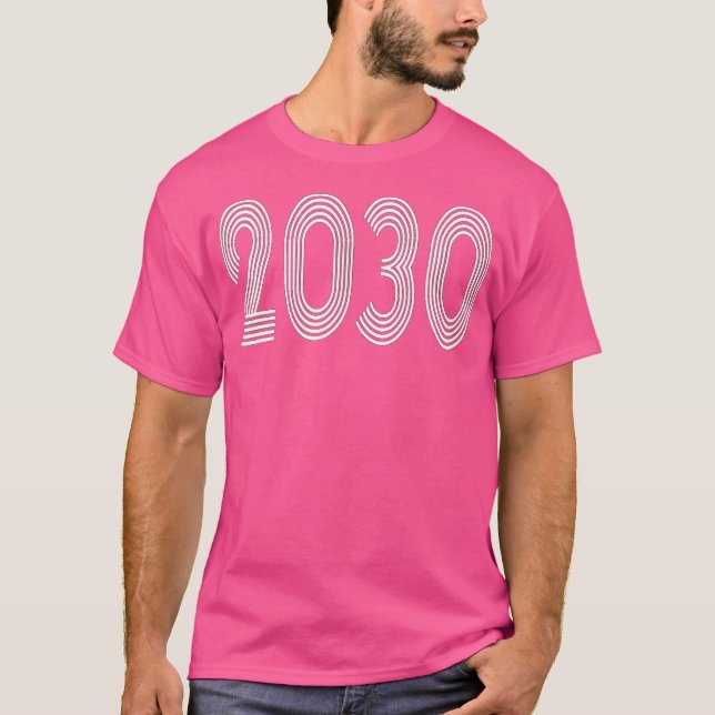 2030 Year Graduation Class Of Photo Shirt Retro (Front)