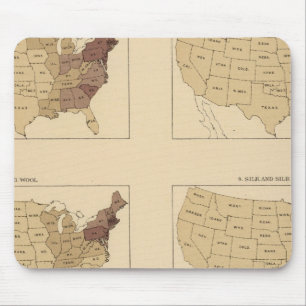 205 Manufactures/sq mile Mouse Pad