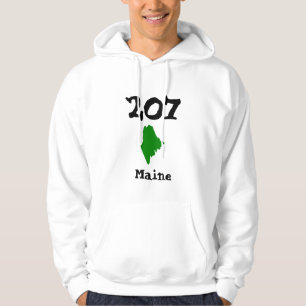 207, Area Code of Maine Hoodie
