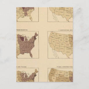 207 Manufactures/sq mile Postcard