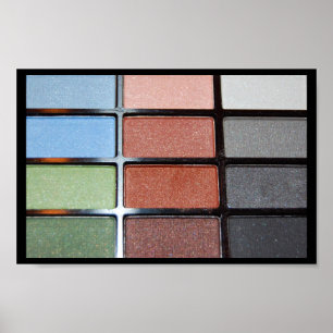 209 COLORFUL EYE SHADOW MAKEUP FASHION BEAUTY SPA POSTER