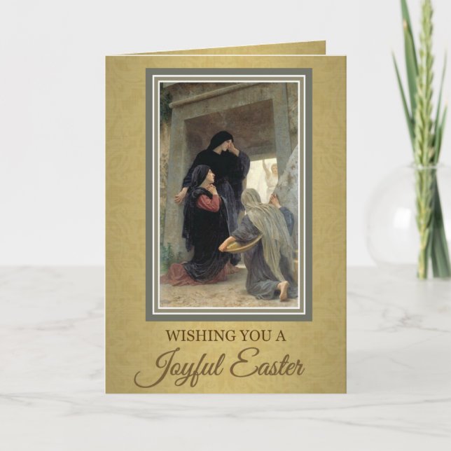 209 Happy Joyful Easter Sunday Greeting Card (Front)