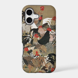 20. 群鶏図, 若冲 Flock of Roosters, Jakuchū, Japan Art