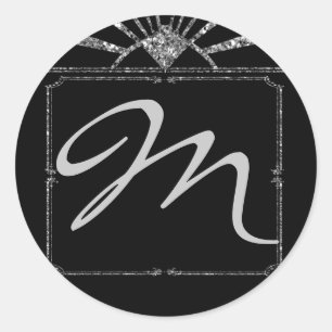 20 - 1.5  Envelope Seal Art Deco Roaring 20s GATSB