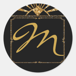 20 - 1.5 Envelope Seal Art Deco Roaring 20s GATSB