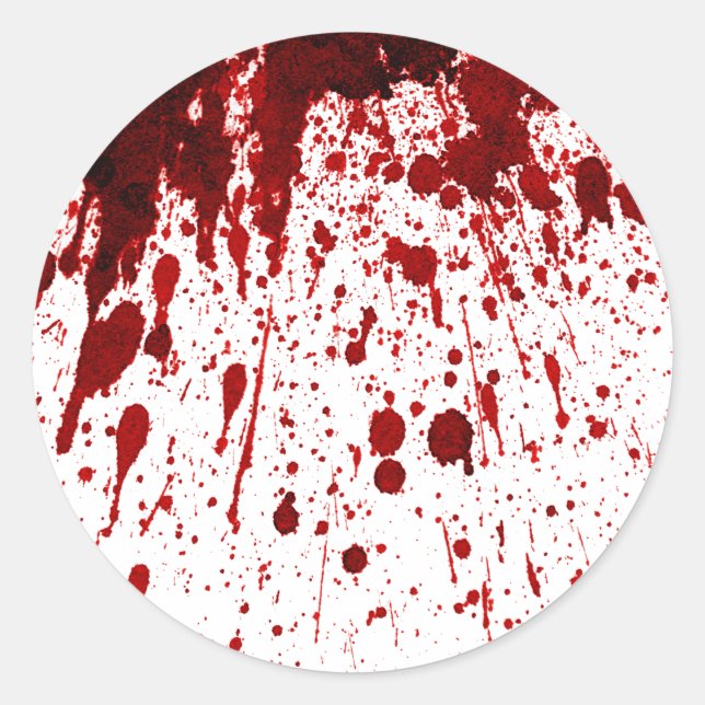 20 - 1.5 Envelope Seal Blood Splatter Vampire Goth (Front)