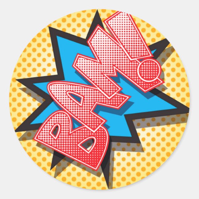 20 - 1.5  Envelope Seal Comic Strip Book Pop Art (Front)