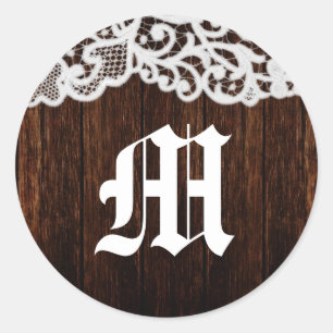 20 - 1.5  Envelope Seal Country Dark Barn Wood Lac