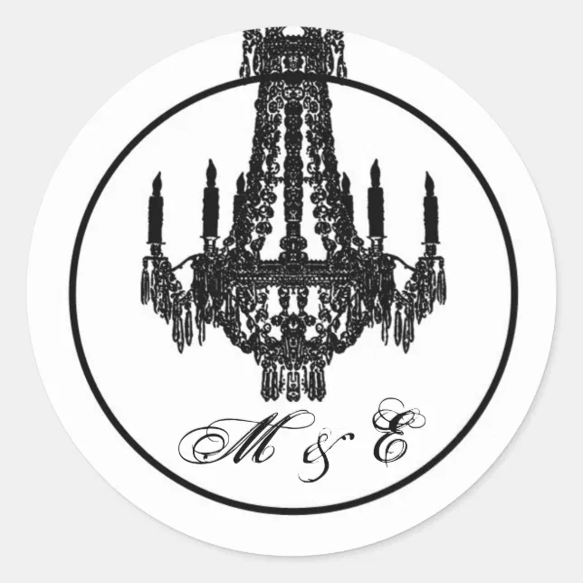 20 1.5 Envelope Seal Crystal Chandelier Glitz Zazzle