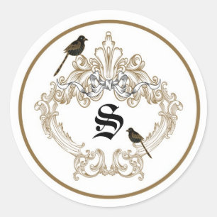 20 - 1.5  Envelope Seal Formal Love Birds Pigeon