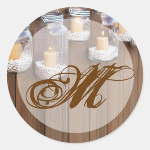 20 - 1.5  Envelope Seal Mason Jar Candle Lights