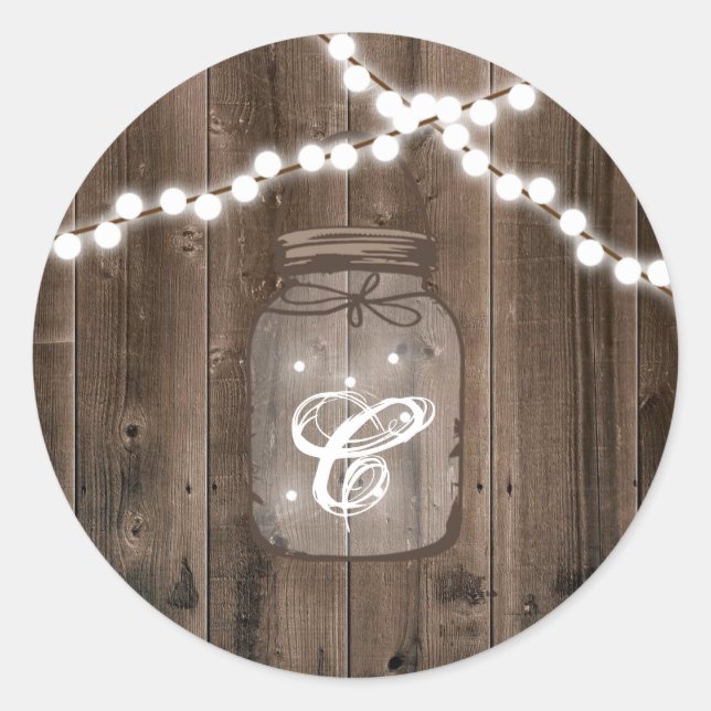 20 - 1.5  Envelope Seal Mason Jar String Lights (Front)