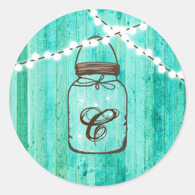 20 - 1.5  Envelope Seal Mason Jar String Lights (Front)