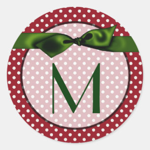 20 - 1.5 Envelope Seal Monogram Christmas XMAS
