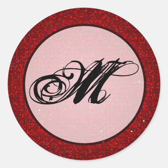 20 - 1.5  Envelope Seal Monogram Christmas XMAS (Front)