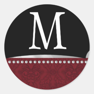 20 - 1.5 Envelope Seal Monogram Christmas XMAS