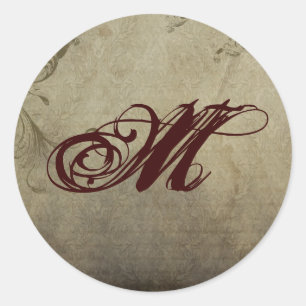 20 - 1.5 Envelope Seal Monogram Christmas XMAS