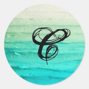 20 - 1.5 Envelope Seal Ombre Blue Frosting