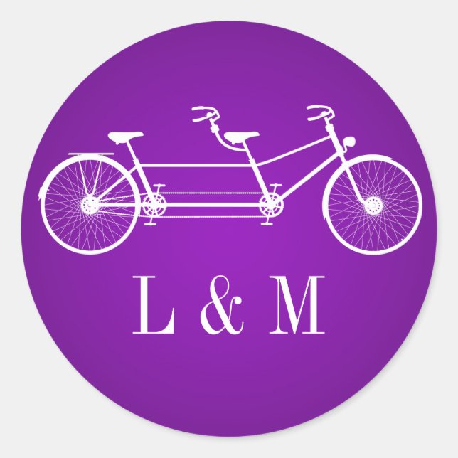 20 - 1.5  Envelope Seal Purple Double Bike (Front)
