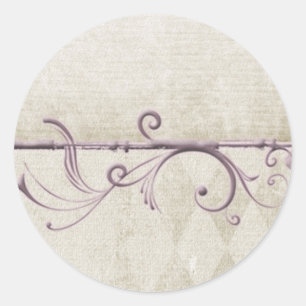 20 - 1.5 Envelope Seal Purple Spring Floral