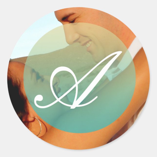 20 - 1.5  Envelope Seal Sunset Fade Teal Blue Tan (Front)