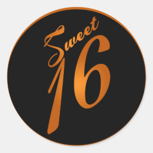 20 - 1.5"  Envelope Seal Sweet 16 Sweet 16 Orange