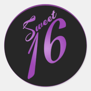 20 - 1.5" Envelope Seal Sweet 16 Sweet 16 Purple