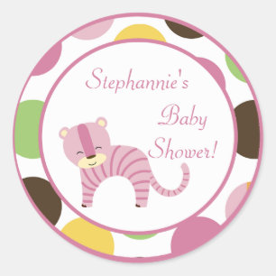 20 - 1.5" Favour Stickers Jungle Queen Tiger Safa