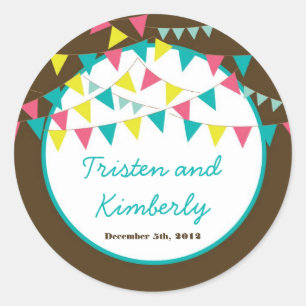 20 - 1.5" Favour Stickers Lovers Bike Bicycle Car