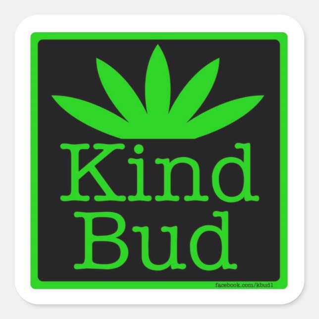 20 - 1.5" Kind Bud Stickers (Front)