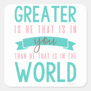 20 Bible Verse Christian Stickers