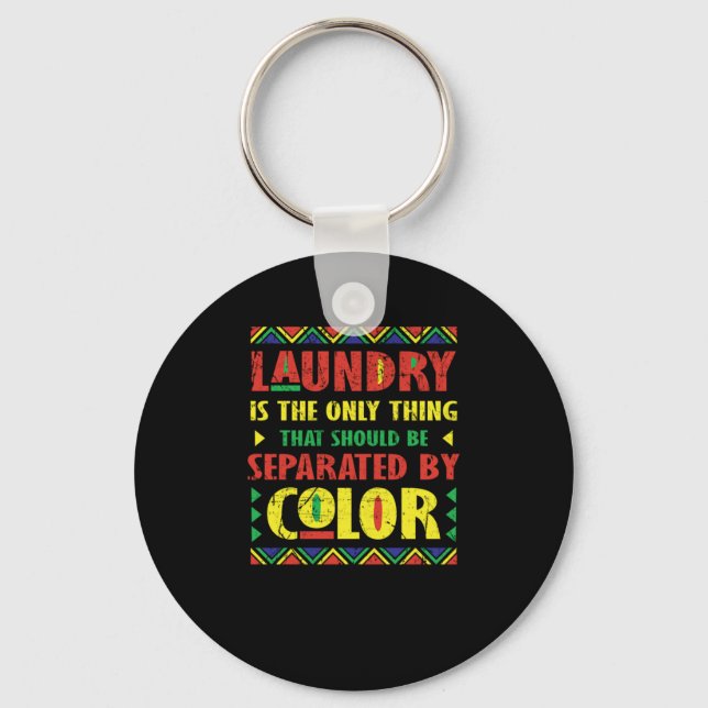 20 Black History Month African Pride Apparel Gift. Key Ring (Front)