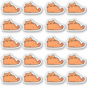 20 Cute Orange Cat Planner