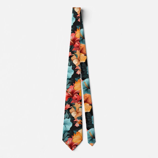 #20 Floral Pattern Tie (Front)