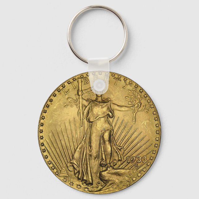$20 GOLD PIECE KEY RING (Front)