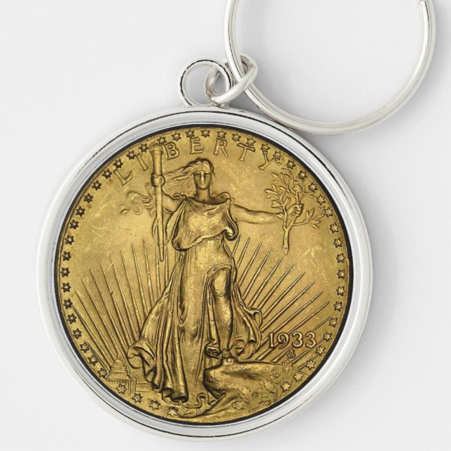 $20 GOLD PIECE KEY RING (Front)