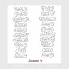 20 Guests Modern Elegant Calligraphy