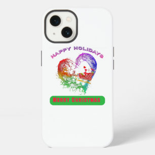 20.Ho Ho Ho Santa claus laugh face merry Christmas iPhone 13 Case