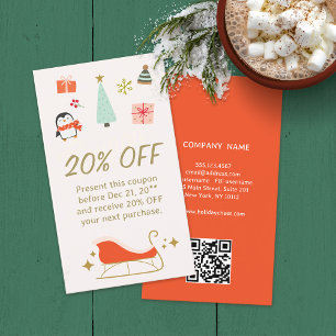 20%  OFF Discount Coupon Holiday Promotional