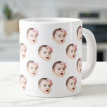 20 Oz Jumbo Cute Baby Face Photo Speciality  Large Coffee Mug<br><div class="desc">The background needs to be transparent. Make sure the photo is cropped tightly to the object/face. If you have any problem cropping your photo, i can do it for you. Before placing an order, you have to send your photo to my message or email at ayokholid@gmail.com, and i will send...</div>