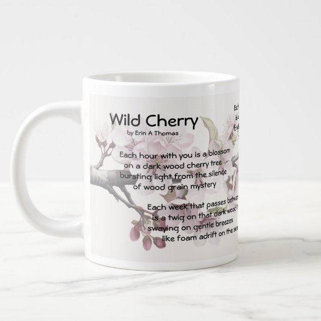 20 oz Mug "Wild Cherry" by Erin A Thomas (vibrant) (Left)