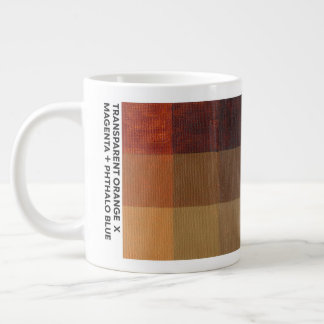 20 oz Transparent Orange x Magenta + Phthalo Blue  Large Coffee Mug
