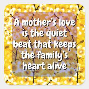 (20 pcs) Floral Mother Quote   Cute Mum Stickers