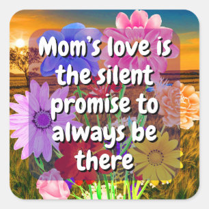 20 PCS - Lovely Mum Quote Floral Mother Stickers
